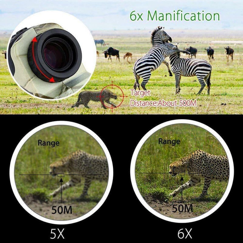 Telemetro Laser AOFAR HX1600 Per Caccia - Portata 1463m, Display OLED, Impermeabile IPX4, Misura Velocità E Inclinazione - Foto 3